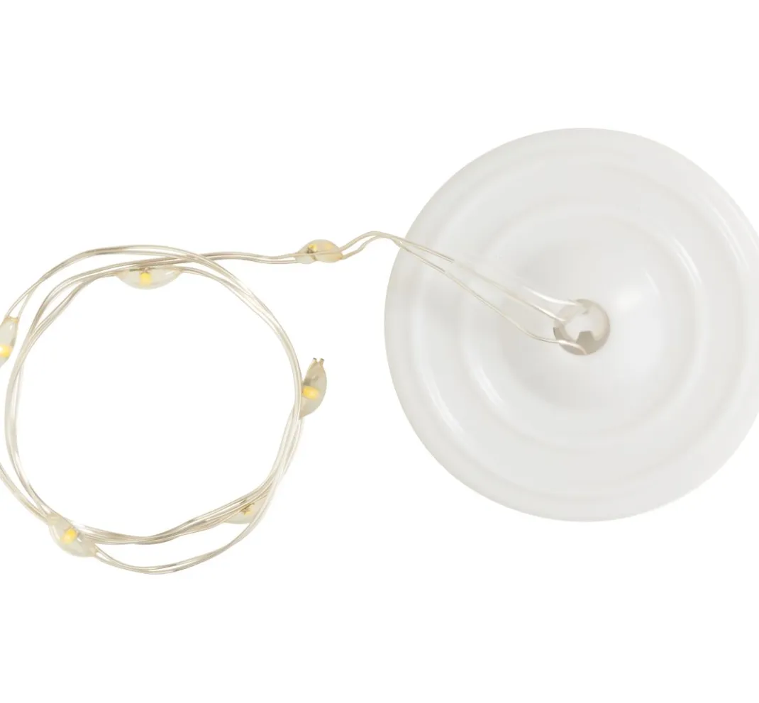 creativ company Led-Kerzen & Led-Teelichte|Lichterketten>LED-Lichterkette mit Batteriedose