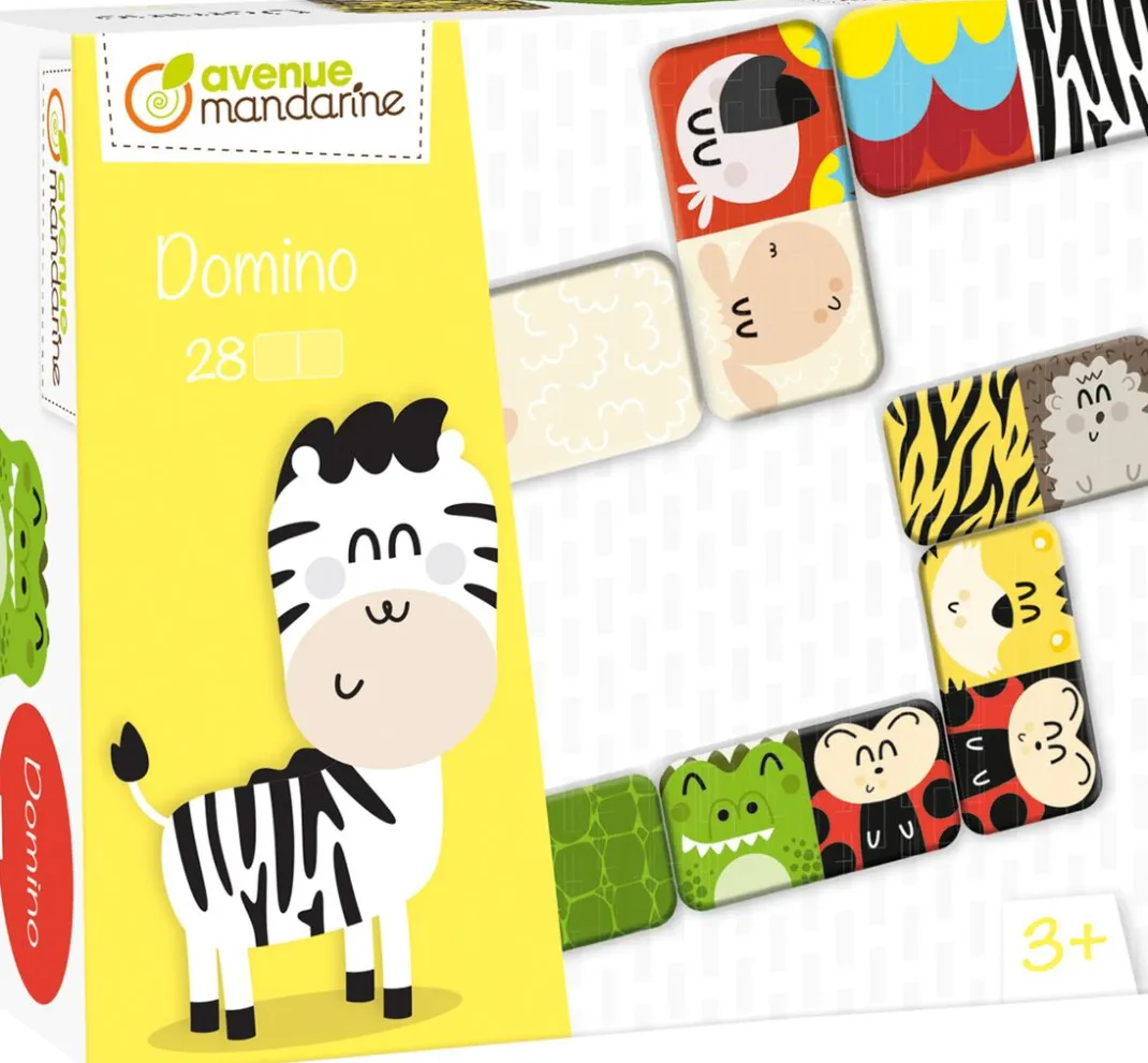 Kinder My Mandarine Weitere Geschenkideen Für Kinder>Lernspiel Domino "Tiere und Texturen"