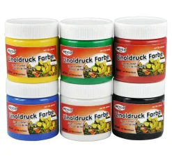 Meyco Linoldruck|Linolfarbe>Linoldruckfarben, 6er-Set