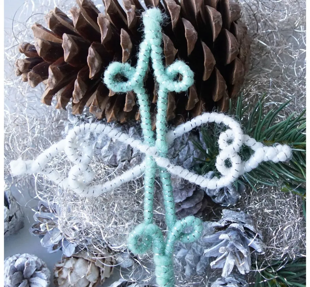 ohne Marke Bücher>Magazin DIY Filz + Wolle + Draht Herbst Weihnachten "Retro-Wickelsterne"