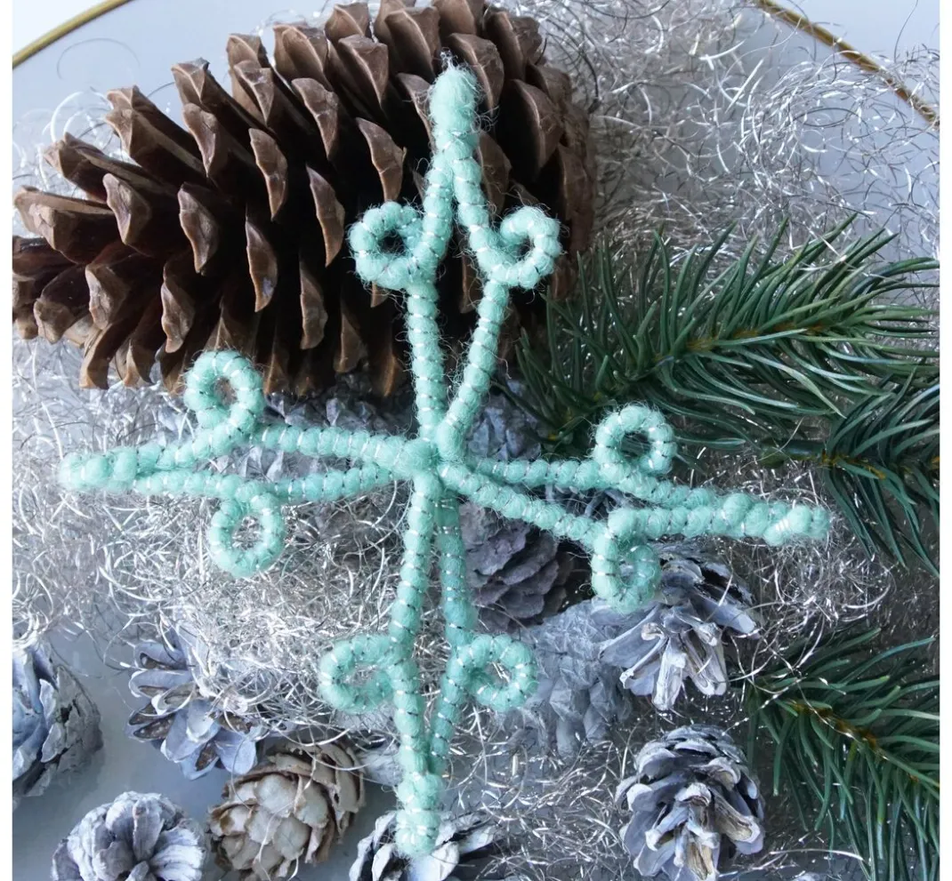 ohne Marke Bücher>Magazin DIY Filz + Wolle + Draht Herbst Weihnachten "Retro-Wickelsterne"