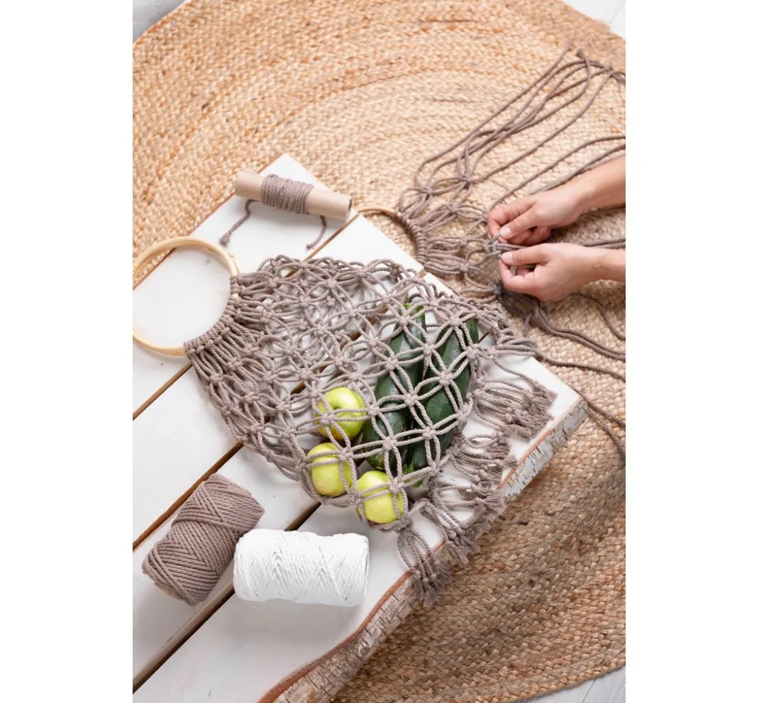 Kinder creativ company Bänder|Makramee>Makramee-Kordel, L 198 m, D 2 mm