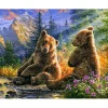 Kinder Figured'Art Malsets|Malen Nach Zahlen>Malen nach Zahlen "Bärenpaar"