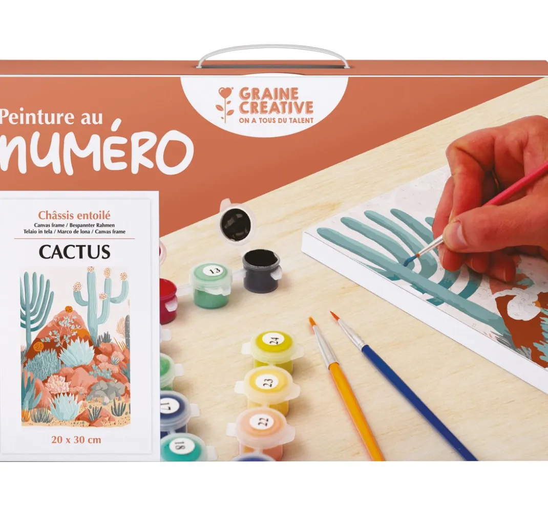 Graine Creative Malen Nach Zahlen>Malen nach Zahlen, Keilrahmen