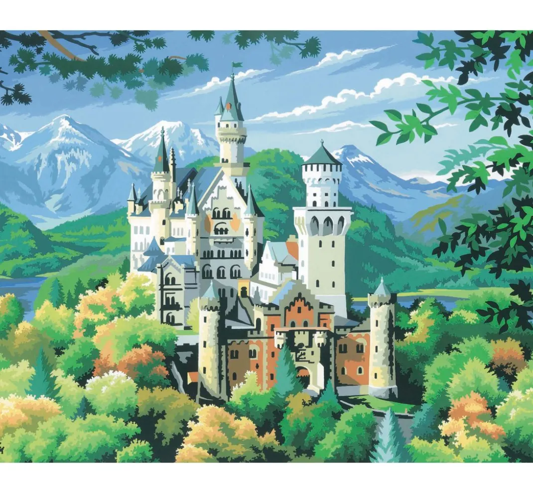 Kinder Mammut Malsets|Malen Nach Zahlen>Malen nach Zahlen "Schloss Neuschwanstein"