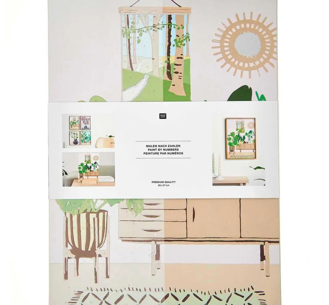 Kinder Rico Design Malsets|Malen Nach Zahlen>Malen nach Zahlen "Urban Jungle"