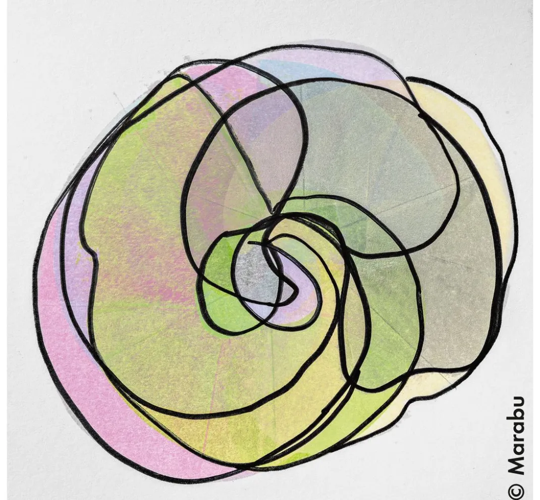 Marabu Künstlerfarbe|Bastelfarbe>Acryl Color Squeegee Art Set