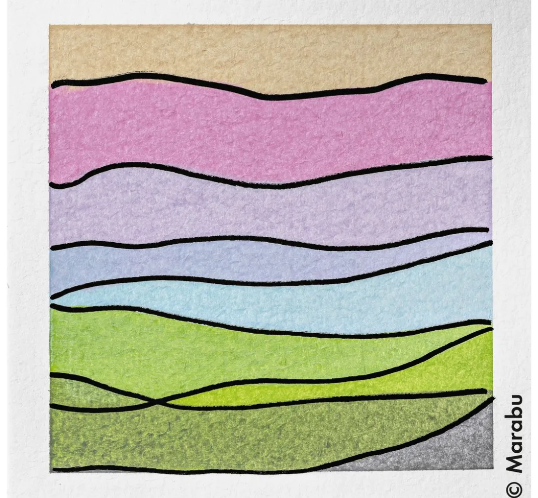 Marabu Künstlerfarbe|Bastelfarbe>Acryl Color Squeegee Art Set