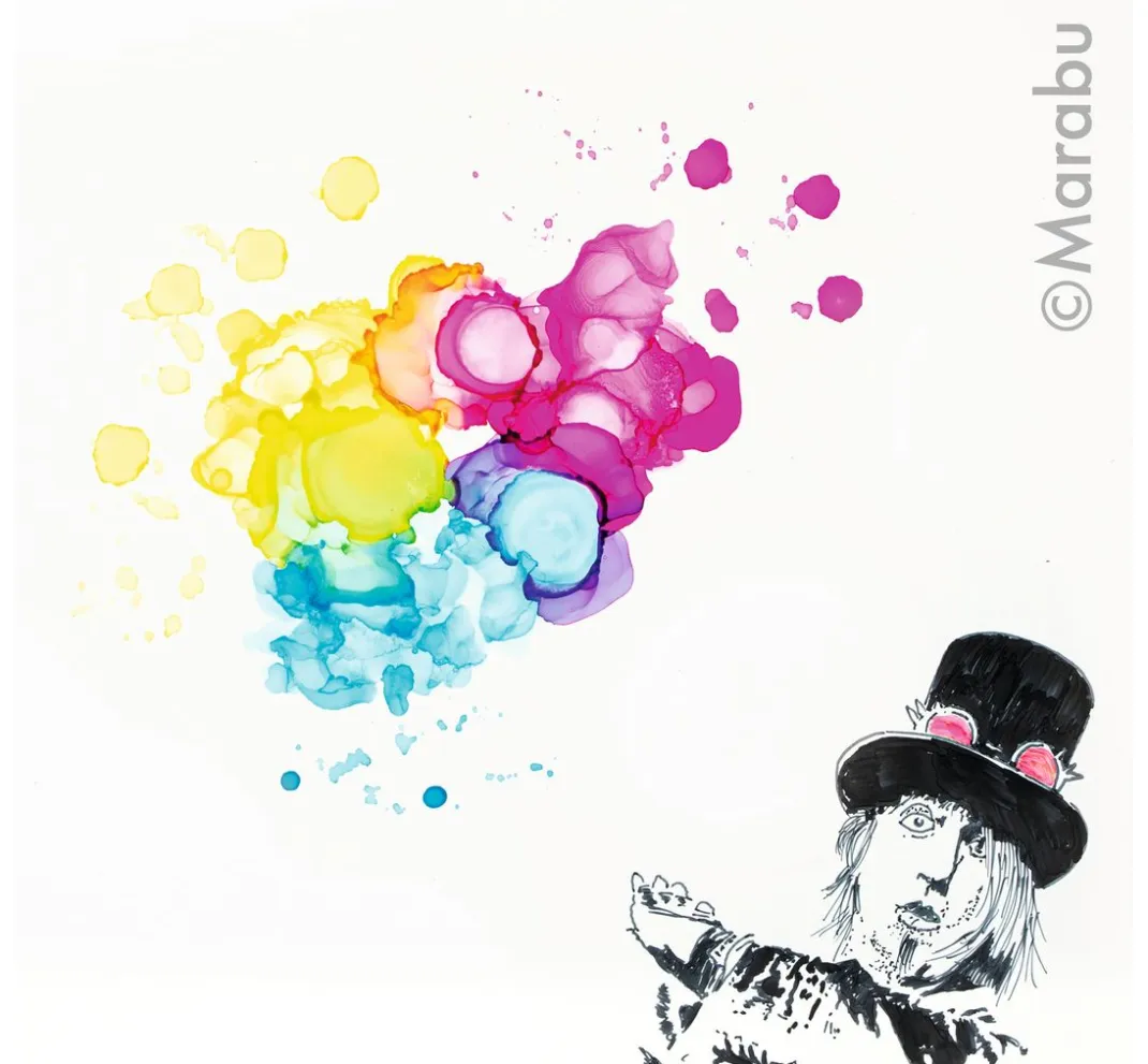 Marabu Farbsets|Künstlerfarbe>Alcohol Ink-Set "FLOWERS"