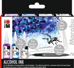 Marabu Farbsets|Künstlerfarbe>Alcohol Ink-Set "UNDERWATER"