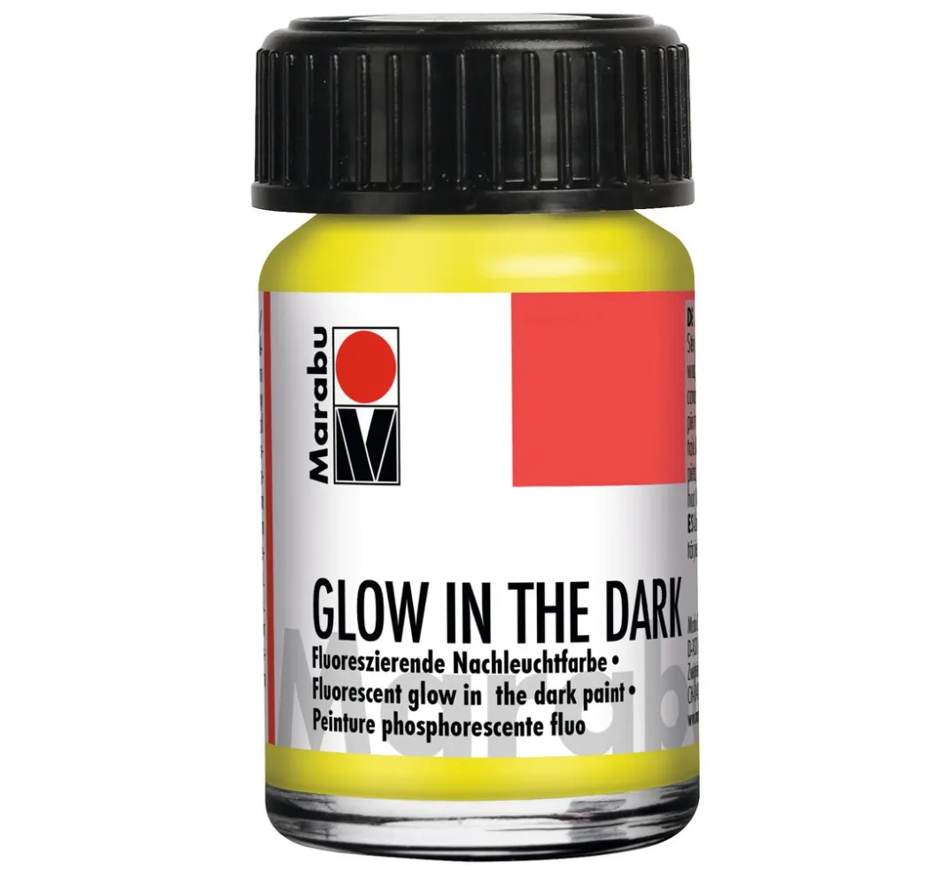 Marabu Effektfarbe>GLOW IN THE DARK-Set "STARS"