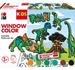 Kinder Marabu Window Color|Window Color>KiDS Window Color Set "Dinosaurier"