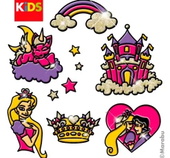 Kinder Marabu Window Color|Window Color>KiDS Window Color Set "Prinzessin"