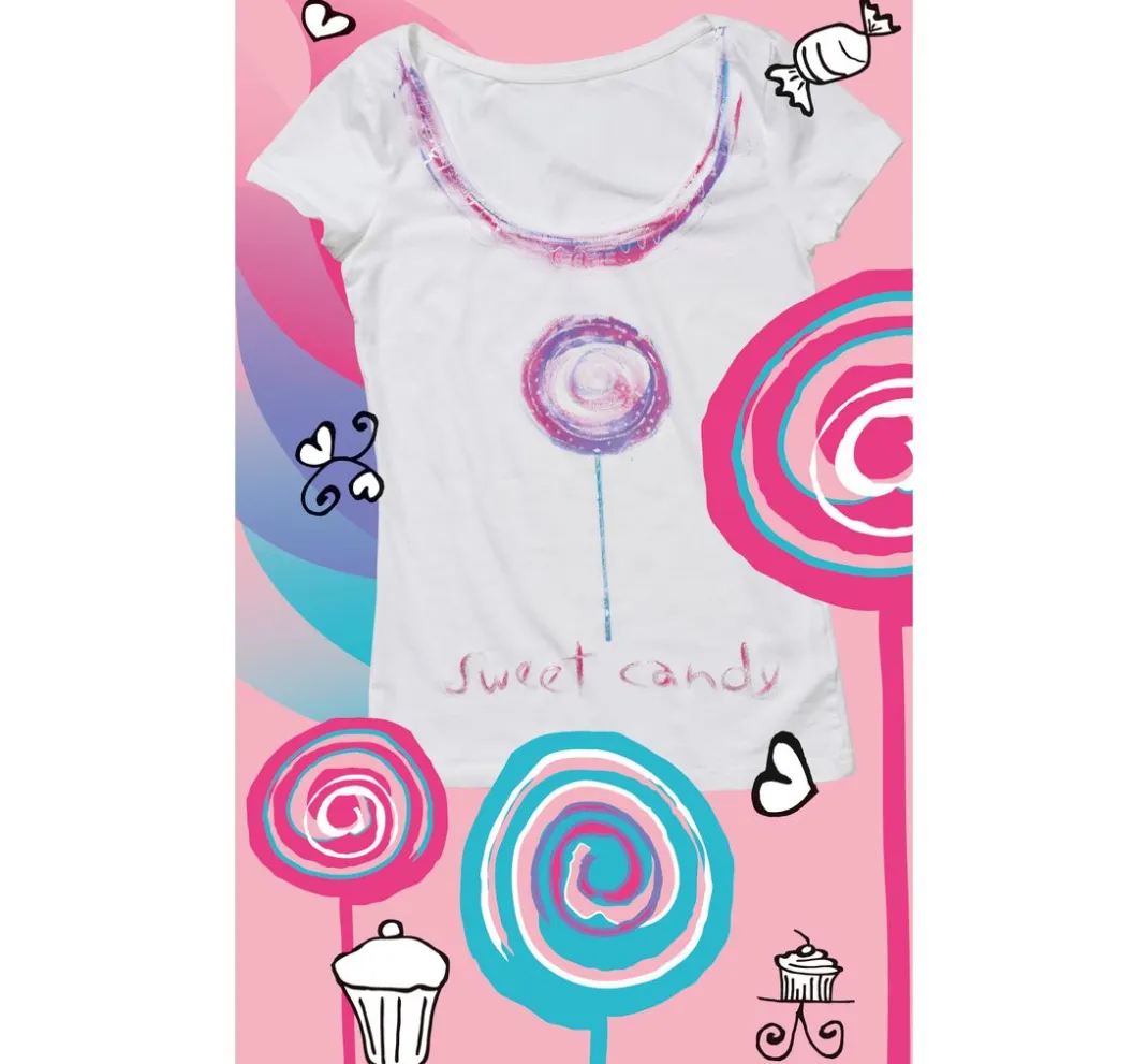 Marabu Textilfarbe|Textil-Design>Textil-Set "Sweet Candy"