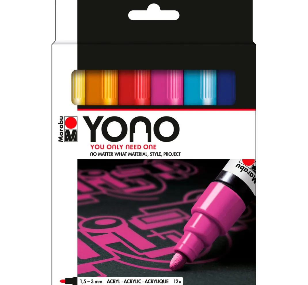 Marabu Stifte|Künstlerfarbe>YONO Marker-Set "ADVANCED"