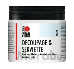 Marabu Serviettenlack|Lacke & Lasuren>-Serviettenlack + Kleber, matt, 500ml