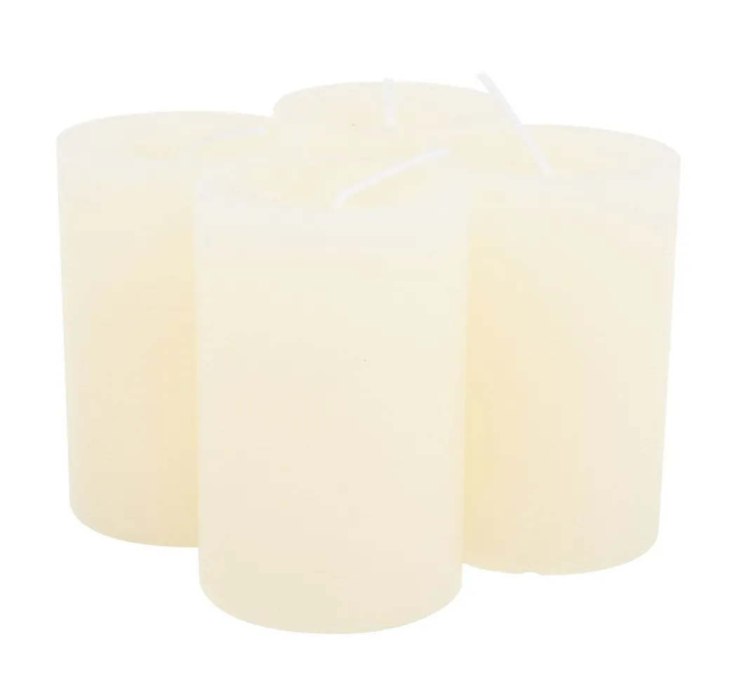 Wiedemann Kerzen Gestalten>Marble Kerze, durchgefärbt, 4er-Pack