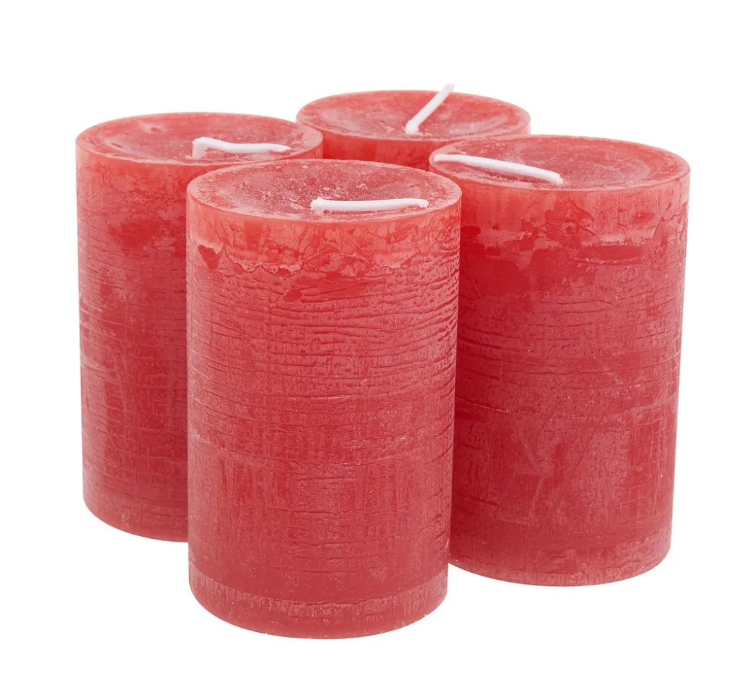 Wiedemann Kerzen Gestalten>Marble Kerze, durchgefärbt, 4er-Pack