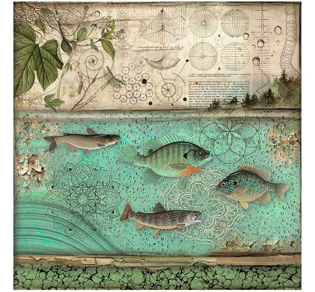 Stamperia Farb- & Motivblöcke|Scrapbooking>Maxi Scrapbook-Block "Forest"
