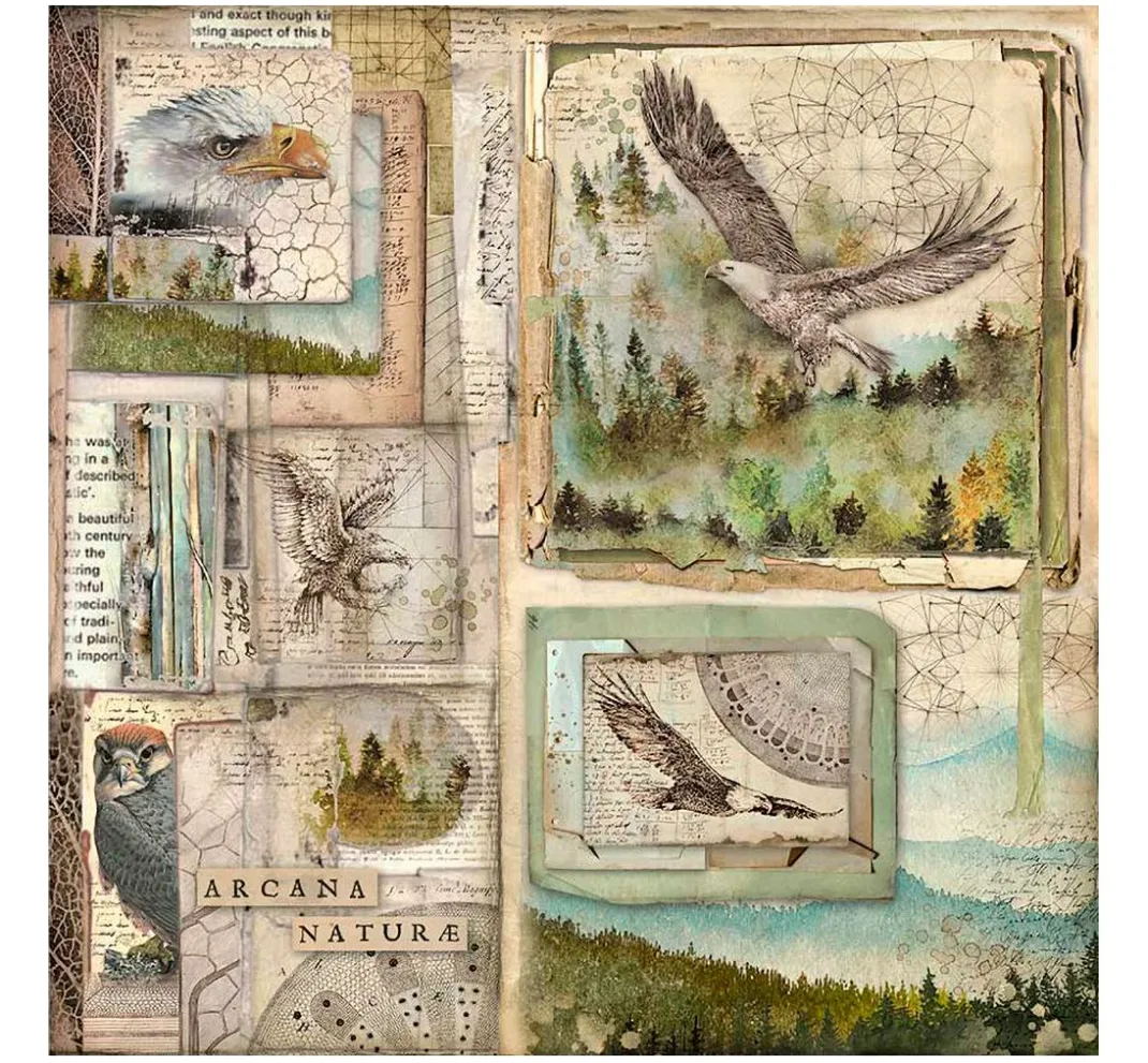 Stamperia Farb- & Motivblöcke|Scrapbooking>Maxi Scrapbook-Block "Forest"