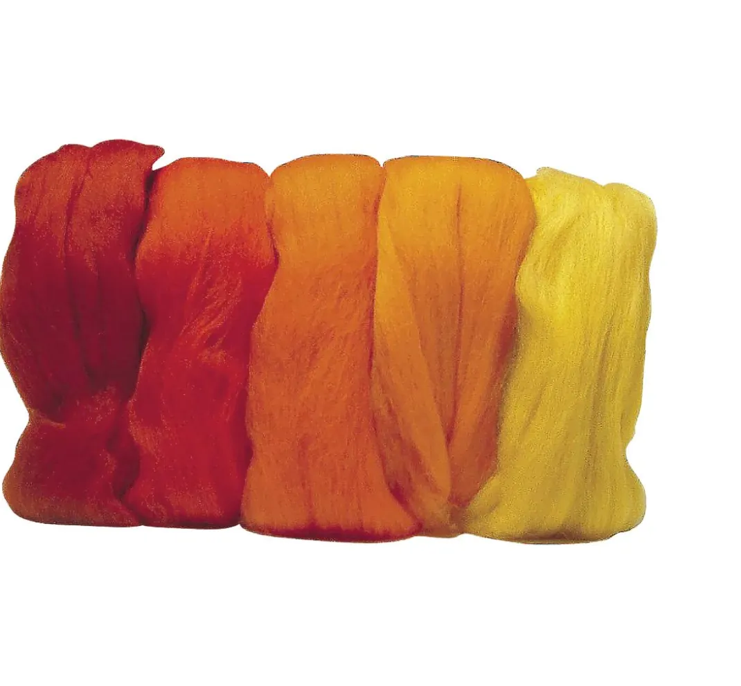 Kinder Rayher Filz|Filzen>Merino Kammzug Mix, superfein