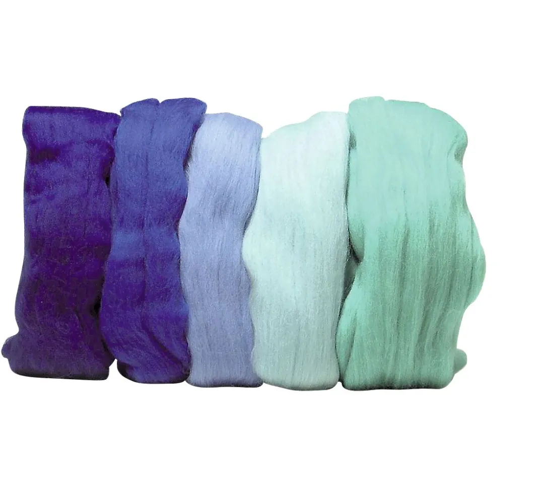 Kinder Rayher Filz|Filzen>Merino Kammzug Mix, superfein
