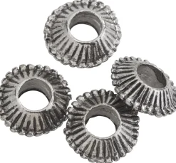 UIT Metallperlen|Großlochperlen>Metallperle, 4 Stück