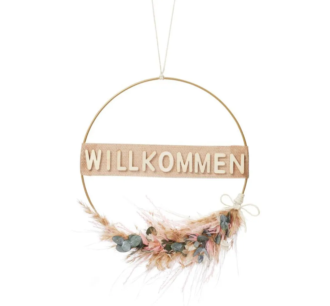 HobbyFun Trockenblumen & - Früchte|Diverse Materialien>Metallring "Kreis", Goldfarben