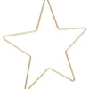 ohne Marke Diverse Materialien|Metallringe>Metallring "Stern", Goldfarben