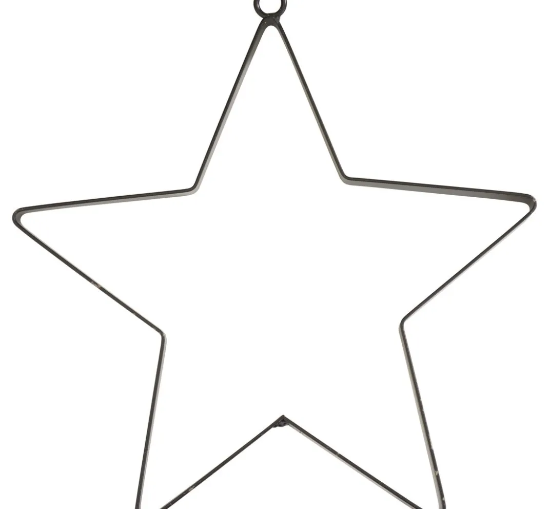 ohne Marke Diverse Materialien|Metallringe>Metallring Stern "Skyla"