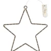 ohne Marke Diverse Materialien|Metallringe>Metallring-Stern "Star" mit LED-Licht