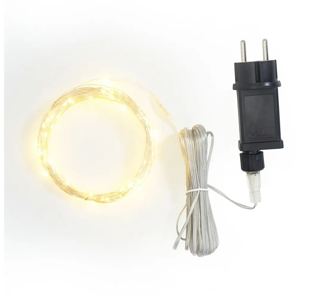 VBS Lichterketten>Micro-LED-Lichterkette mit Trafo "100 LEDs"