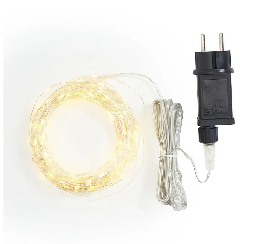 VBS Lichterketten>Micro-LED-Lichterkette mit Trafo "200 LEDs"