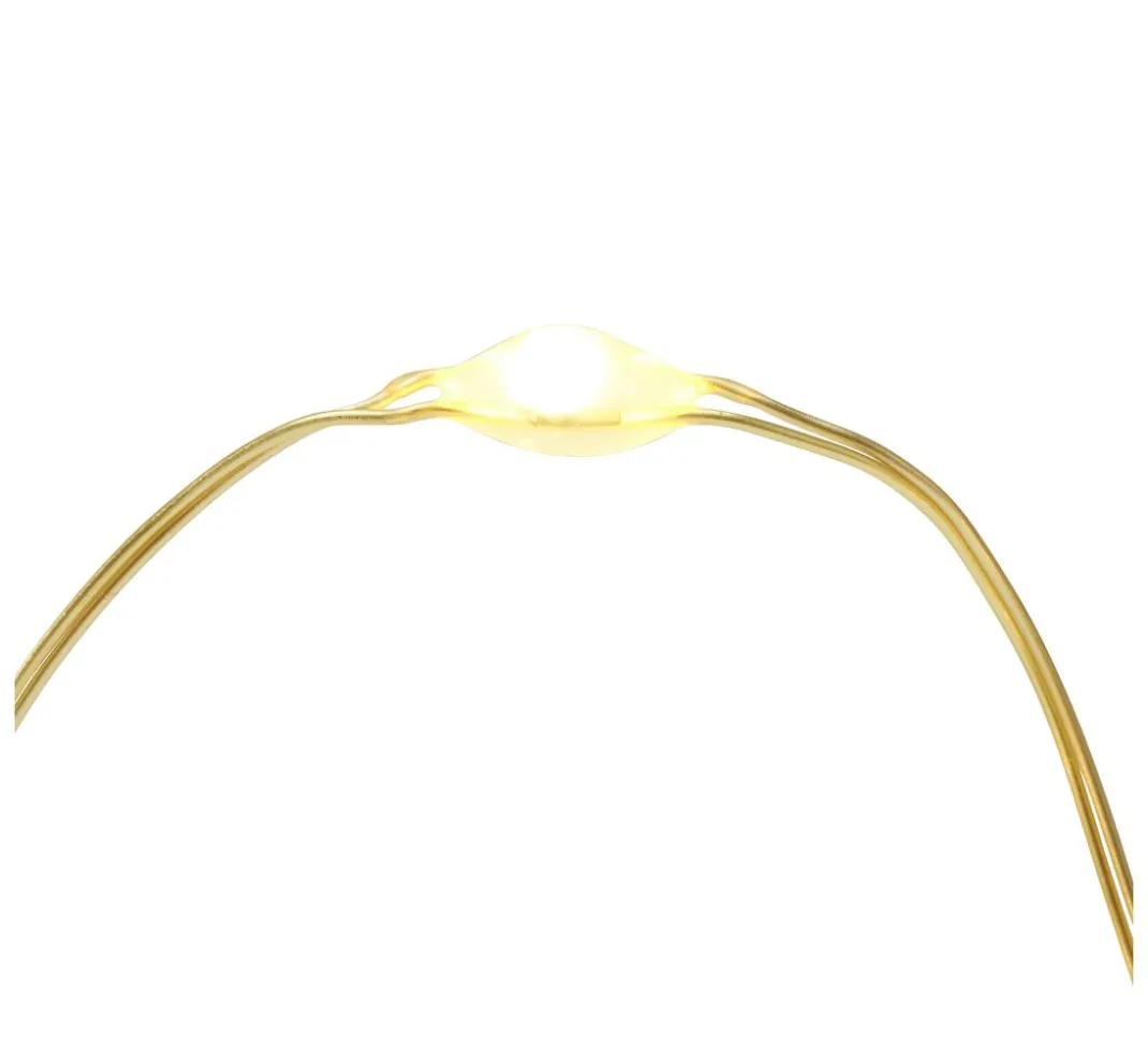ohne Marke Lichterketten>Micro-LED-Lichterkette, mit Timer, goldfarbener Draht, 20 LEDs