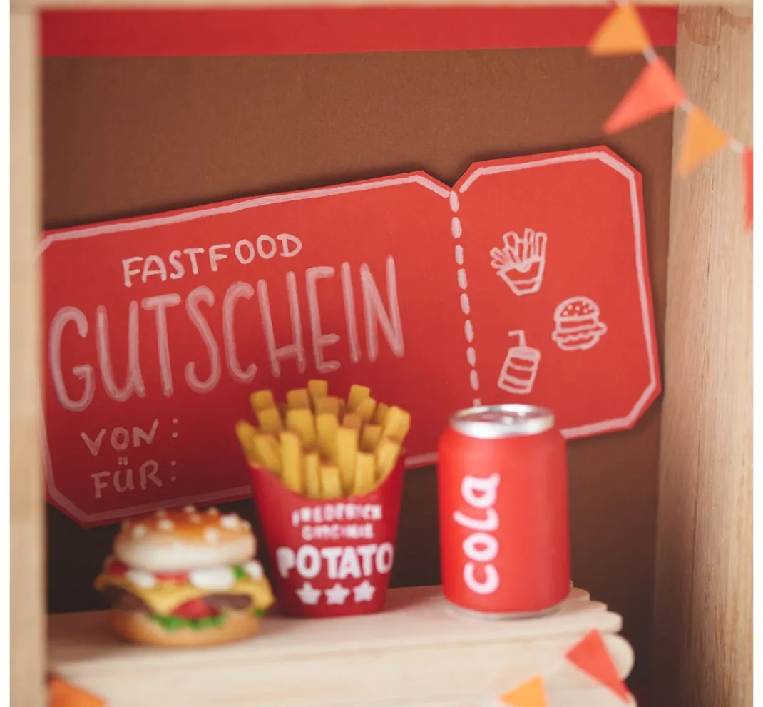HobbyFun Miniaturen>Minatur-Set "Fastfood"