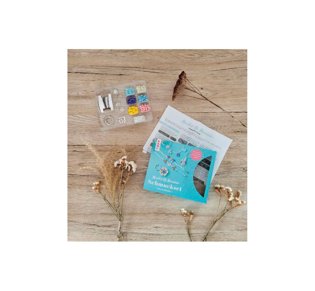 Kinder Topp Kinderschmuck-Sets|Sets>Mindful Mandala - Schmuckset "Calm down"