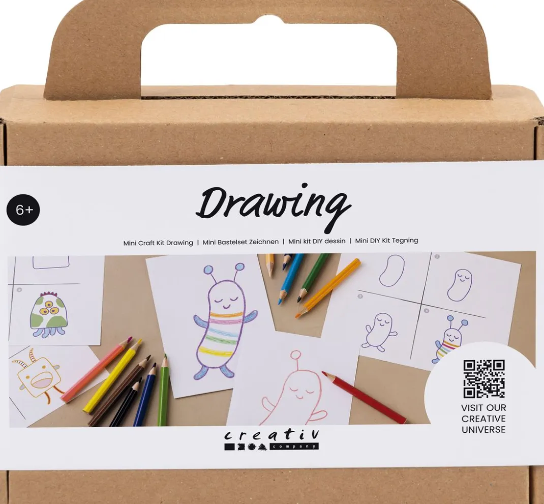 Kinder creativ company Farbsets|Weitere Geschenkideen Für Kinder>Mini Kreativset Zeichnen "Monster"