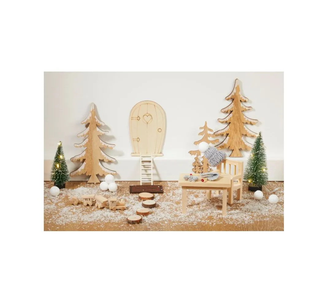 HobbyFun Miniaturen|Holz, Mdf & Pappmaché>Miniatur Holzeisenbahn