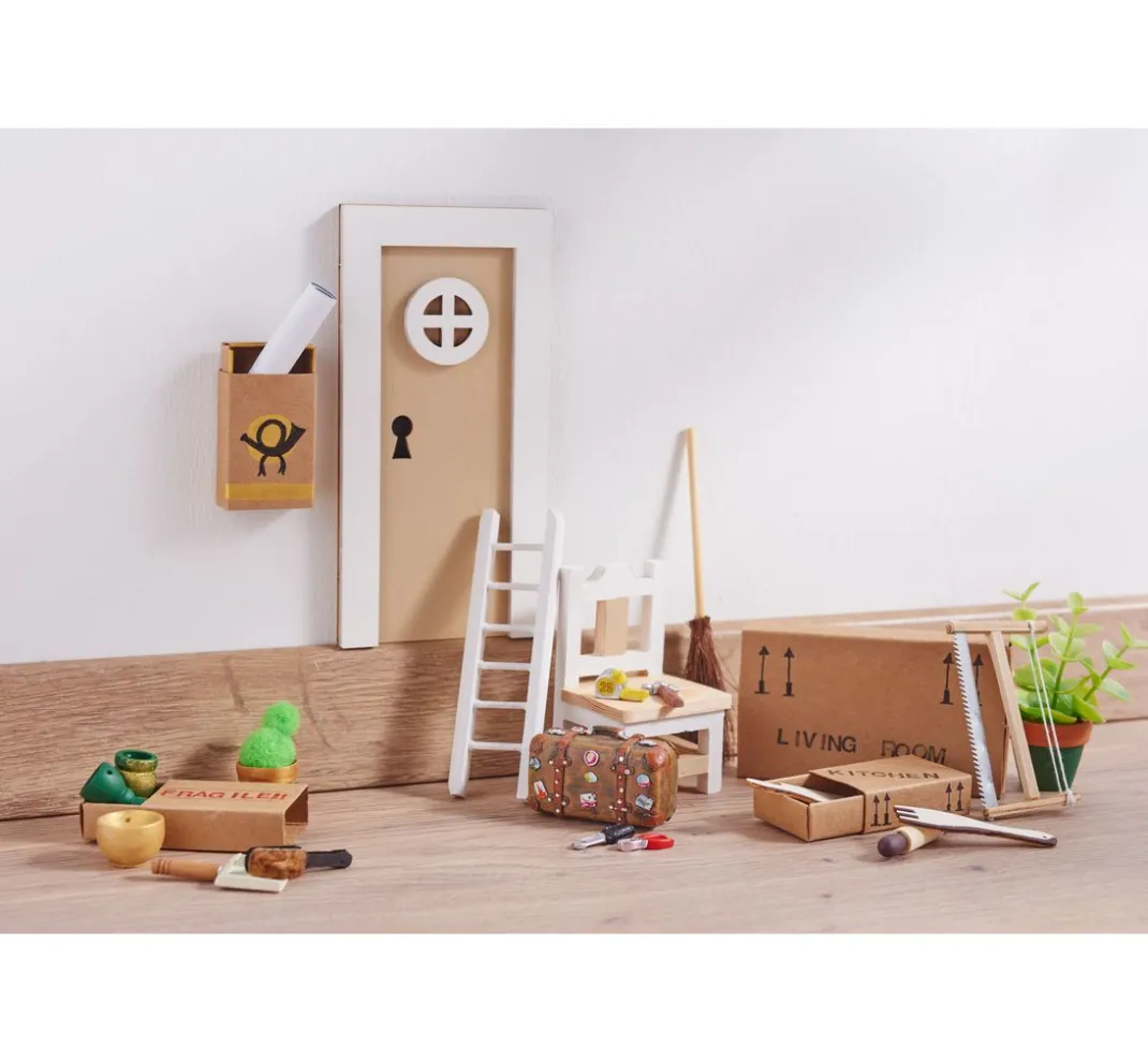HobbyFun Miniaturen|Dekofiguren & -Objekte>Miniatur Koffer "Reisekasse"