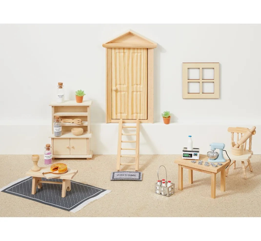 HobbyFun Miniaturen>Miniatur Kuchen auf Holzbrett