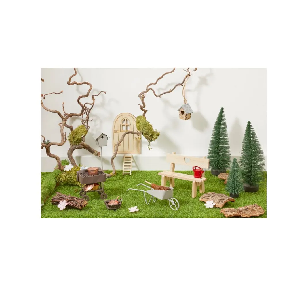HobbyFun Miniaturen|Dekofiguren & -Objekte>Miniatur Schubkarre "Lyss"