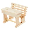 HobbyFun Miniaturen|Holz, Mdf & Pappmaché>Miniatur Schulbank