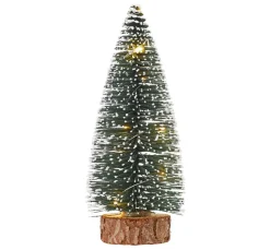 HobbyFun Miniaturen>Miniatur Tanne mit LED Beleuchtung, 14 cm