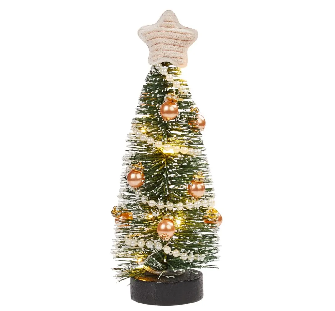 HobbyFun Miniaturen>Miniatur Tanne mit LED Beleuchtung, 14 cm