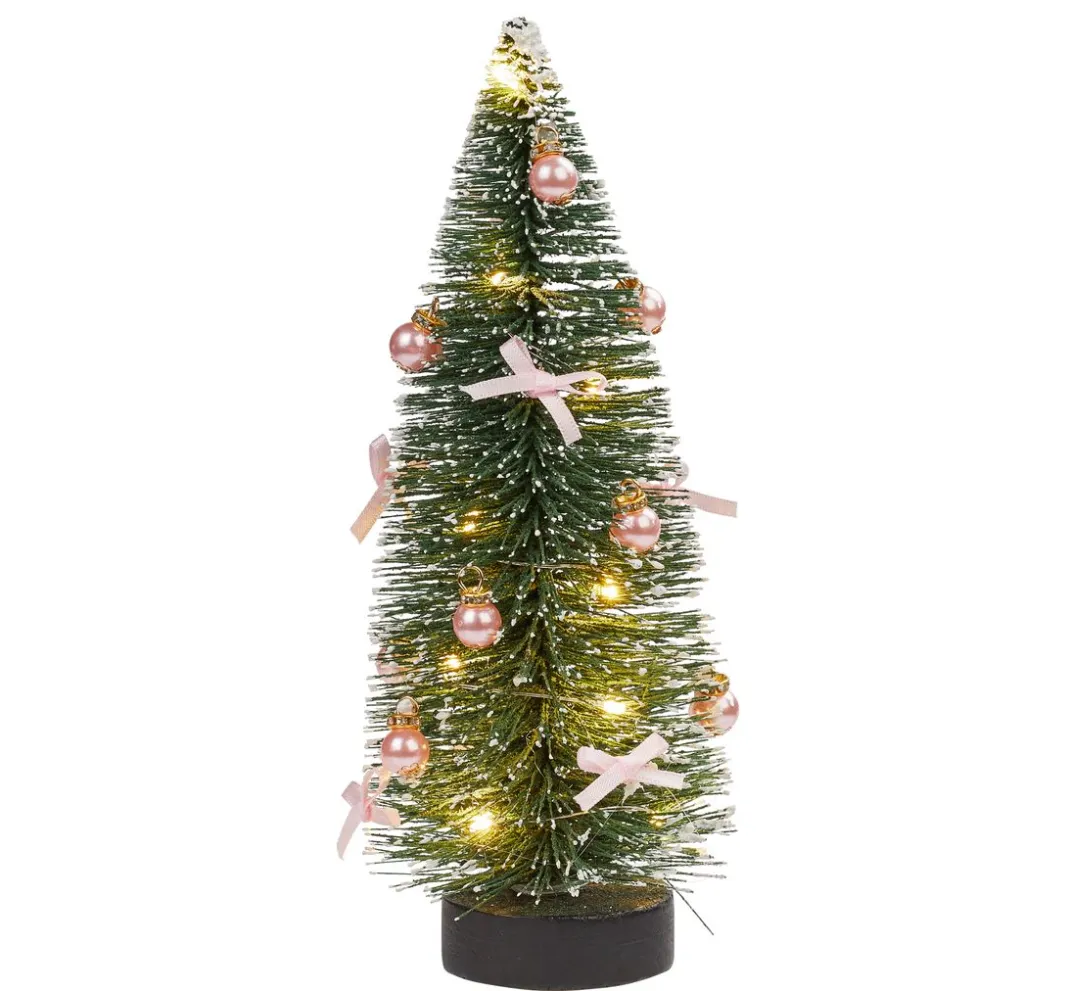 HobbyFun Miniaturen>Miniatur Tanne mit LED Beleuchtung, 14 cm