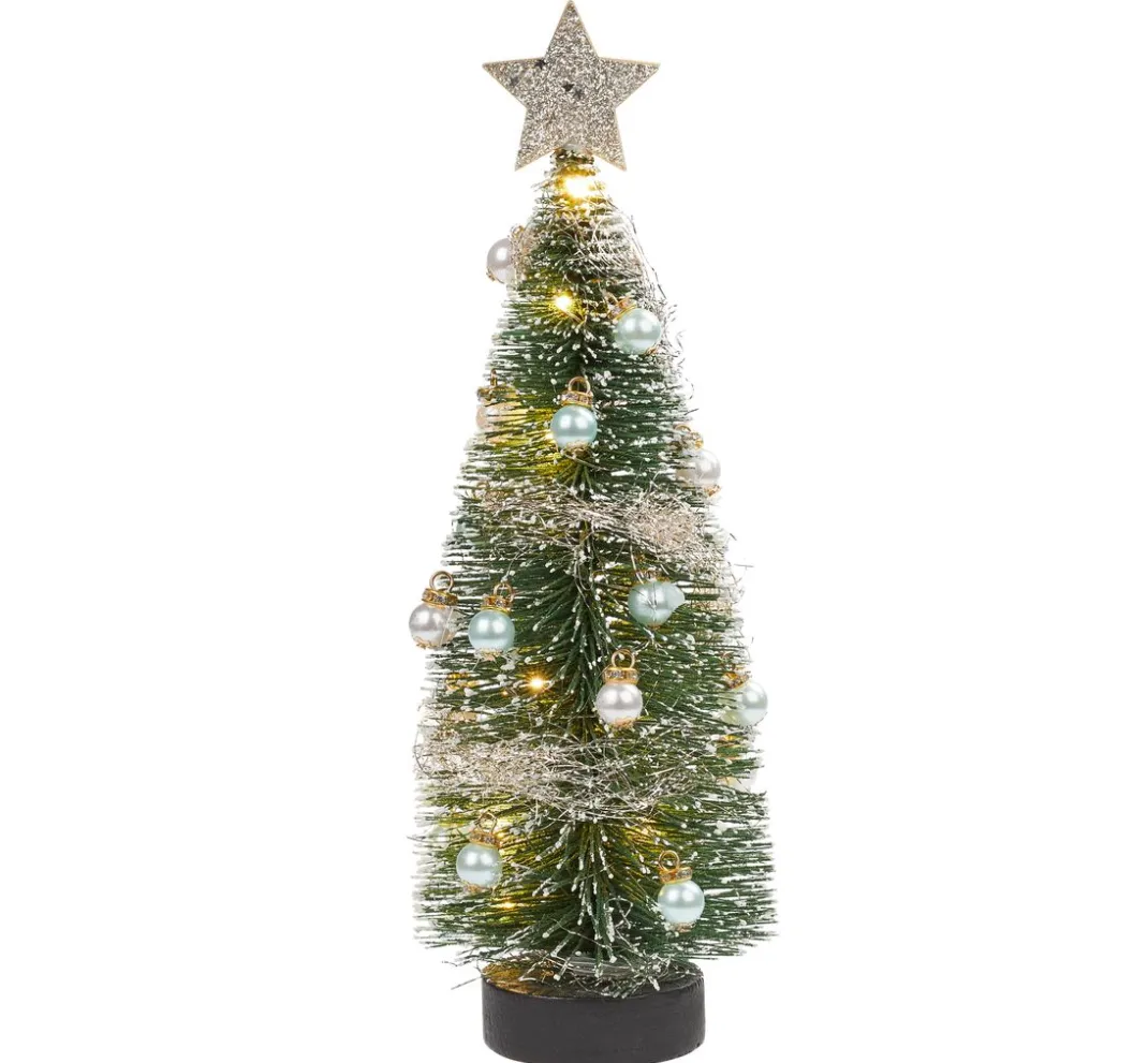 HobbyFun Miniaturen>Miniatur Tanne mit LED Beleuchtung, 14 cm