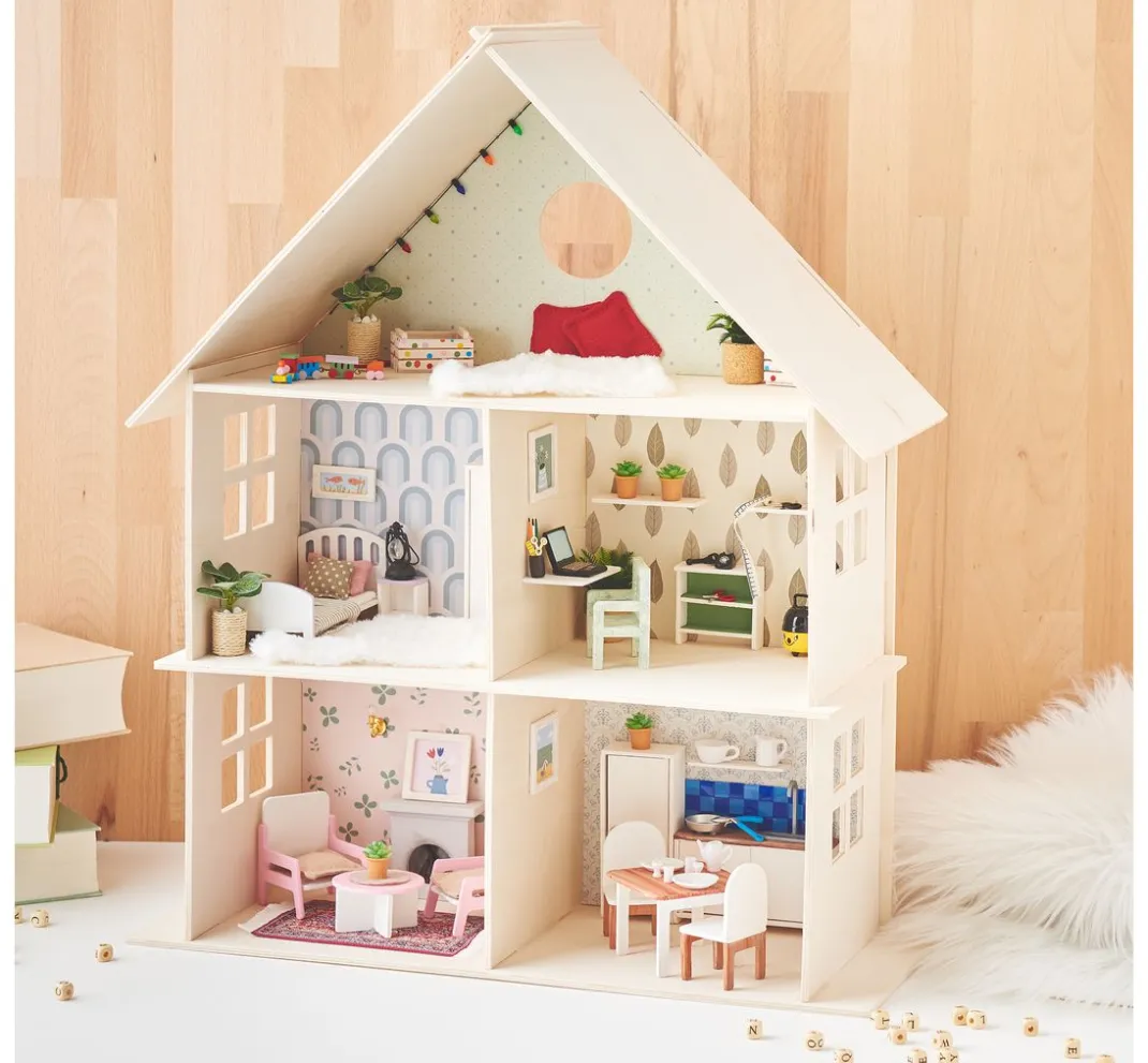 stafil Miniaturen|Holz, Mdf & Pappmaché>Miniatur-Set "Esszimmer"