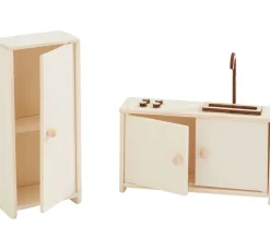 stafil Miniaturen|Holz, Mdf & Pappmaché>Miniatur-Set "Küche"