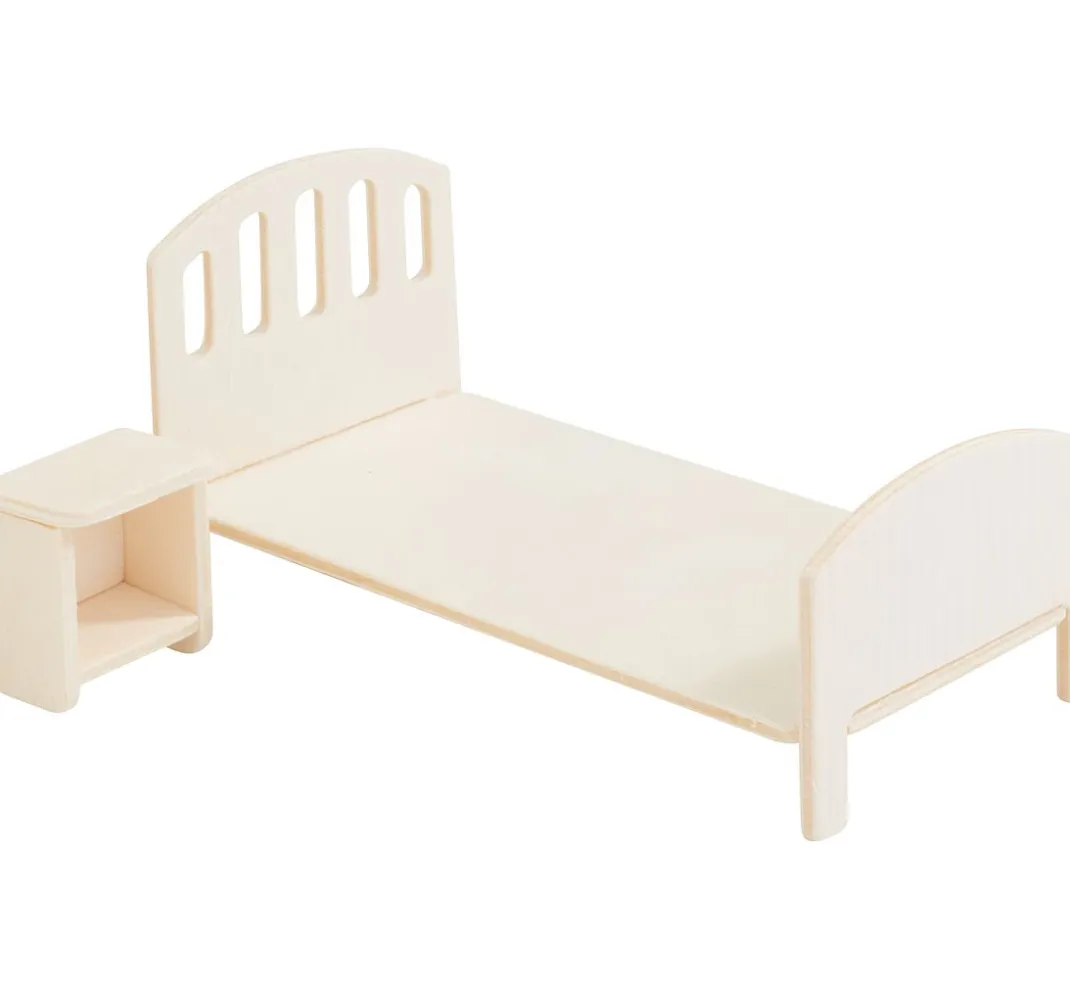 stafil Miniaturen|Holz, Mdf & Pappmaché>Miniatur-Set "Schlafzimmer"