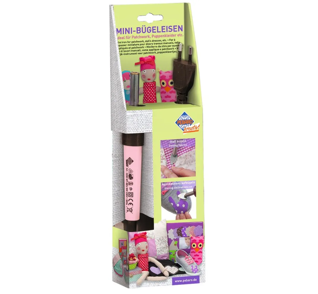 PEBARO Applikationen & Labels|Bügeleisen>Mini-Bügeleisen, 30 WATT